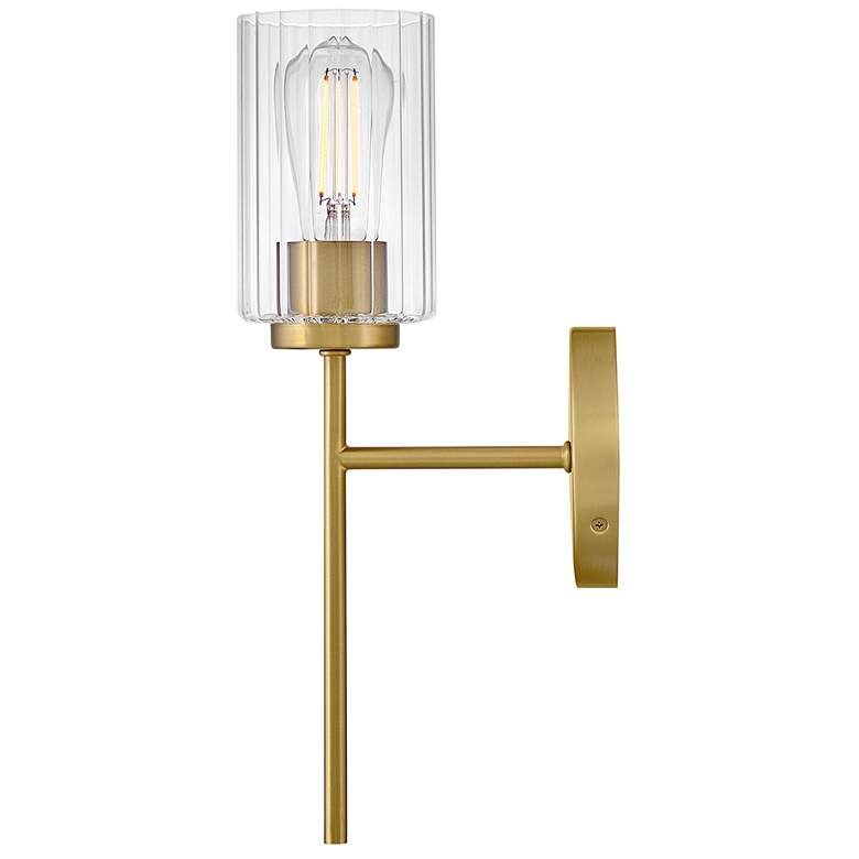 Image 5 Lark Leta Bath Medium Single Light Sconce 5.25" Lacquered Brass more views