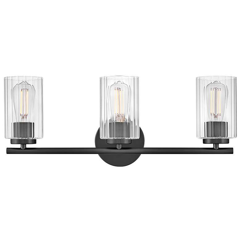 Image 1 Lark Leta Bath Medium Three Light Vanity 22.75" Black
