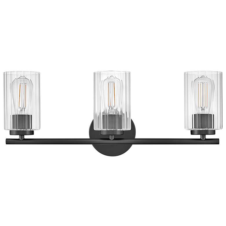 Image 2 Lark Leta Bath Medium Three Light Vanity 22.75" Black more views