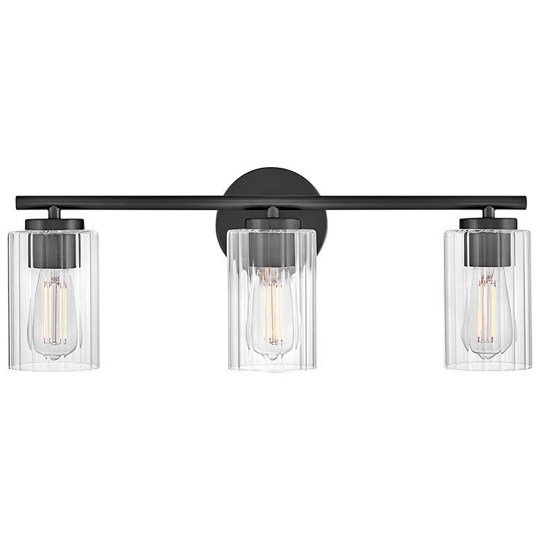 Image 6 Lark Leta Bath Medium Three Light Vanity 22.75" Black more views