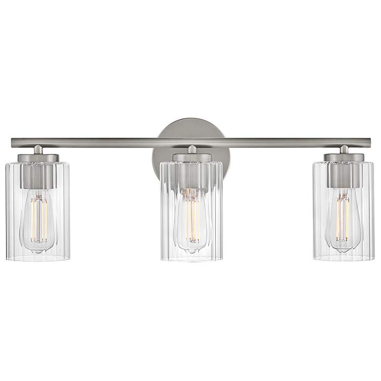 Image 6 Lark Leta Bath Medium Three Light Vanity 22.75" Brushed Nickel more views