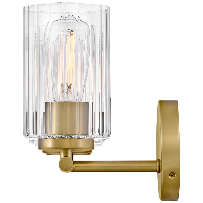 Image 4 Lark Leta Bath Medium Three Light Vanity 22.75" Lacquered Brass more views