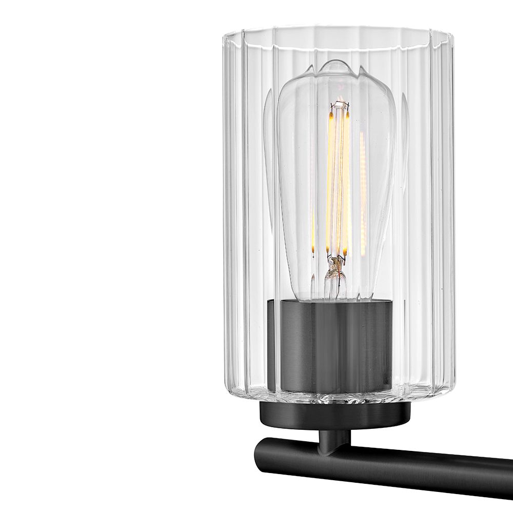 Image 3 Lark Leta Bath Small Two Light Vanity 13.75" Black more views