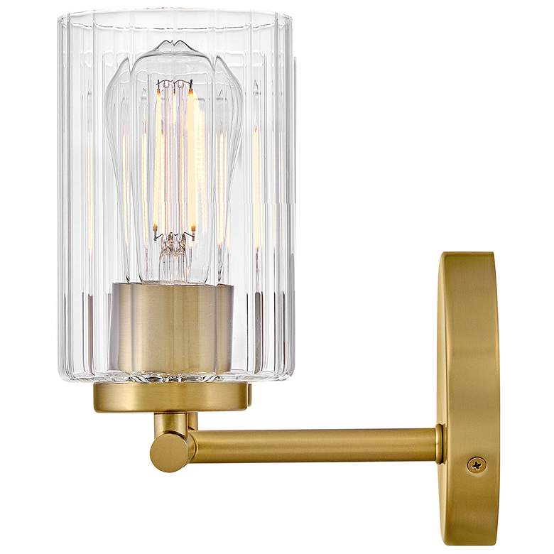 Image 4 Lark Leta Bath Small Two Light Vanity 13.75" Lacquered Brass more views