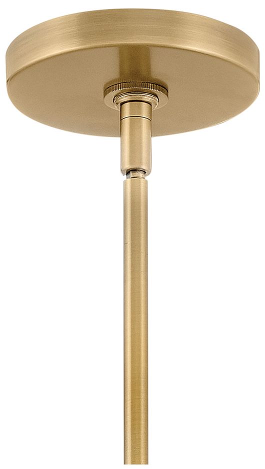 Image 3 Lark Lisette Small Pendant 9" Lacquered Brass-Rose more views