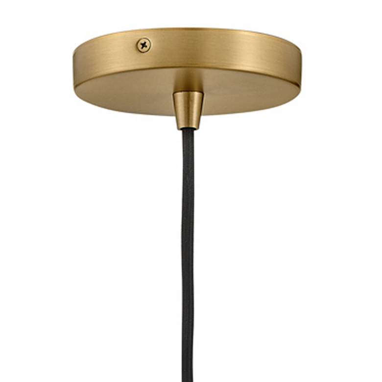Image 5 Lark Lou 14" Wide Black Steel Dome-Shaped Pendant Light more views