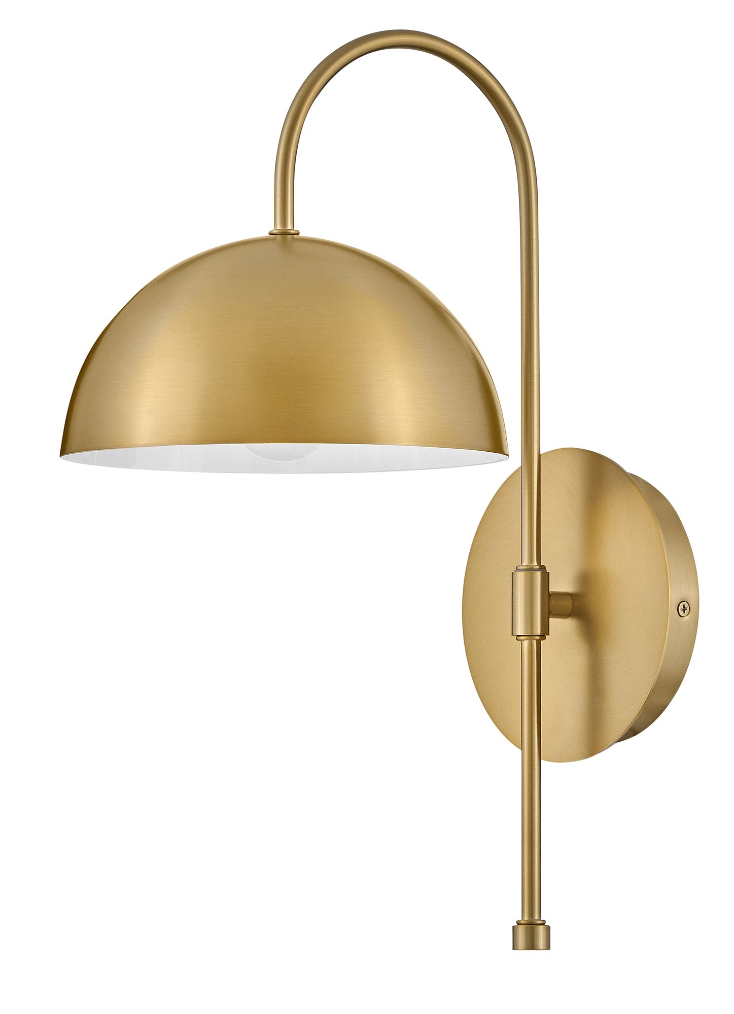 Thumbnail2 of Lark Lou Interior Medium Single Light Sconce 17" Lacquered Brass more views