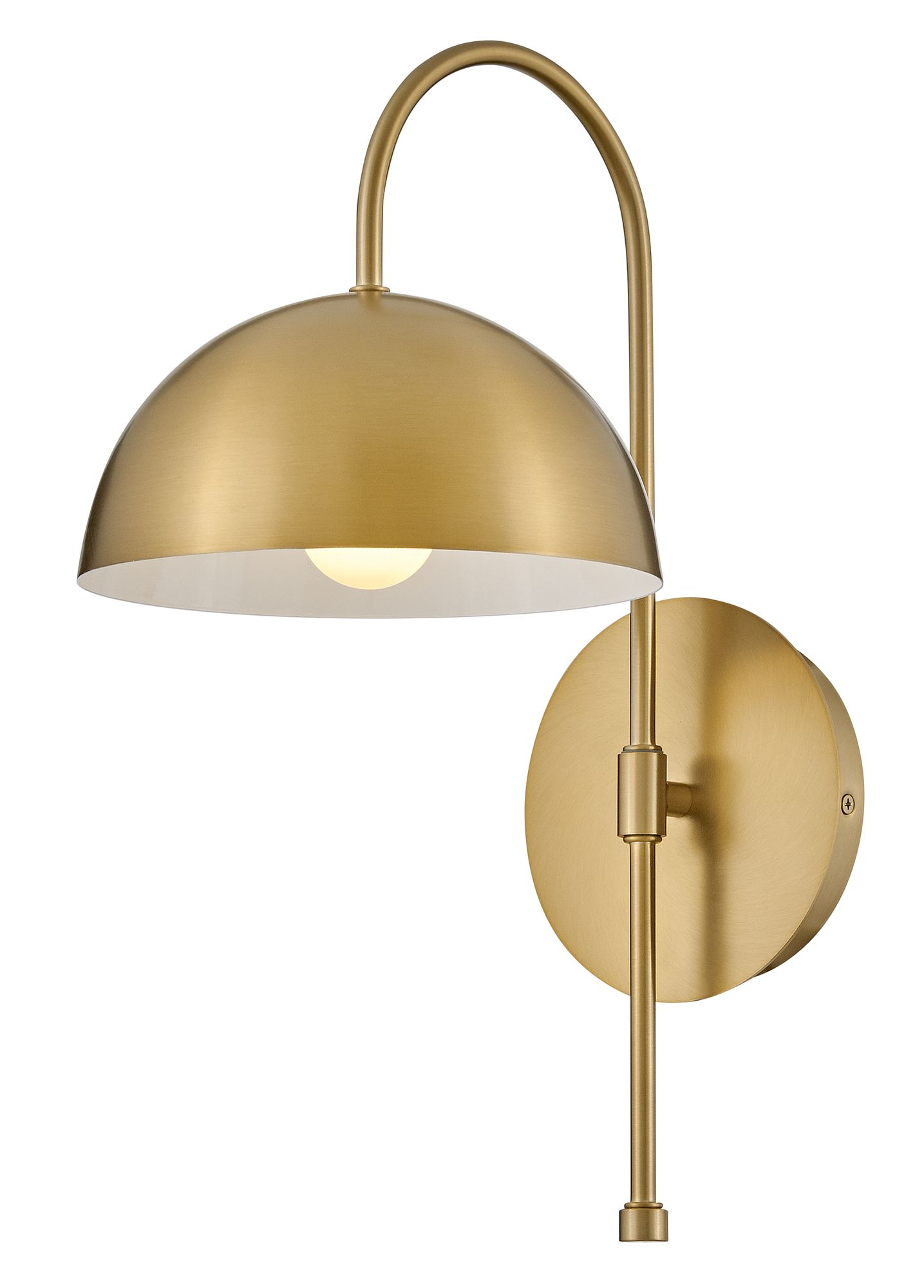 Thumbnail3 of Lark Lou Interior Medium Single Light Sconce 17" Lacquered Brass more views