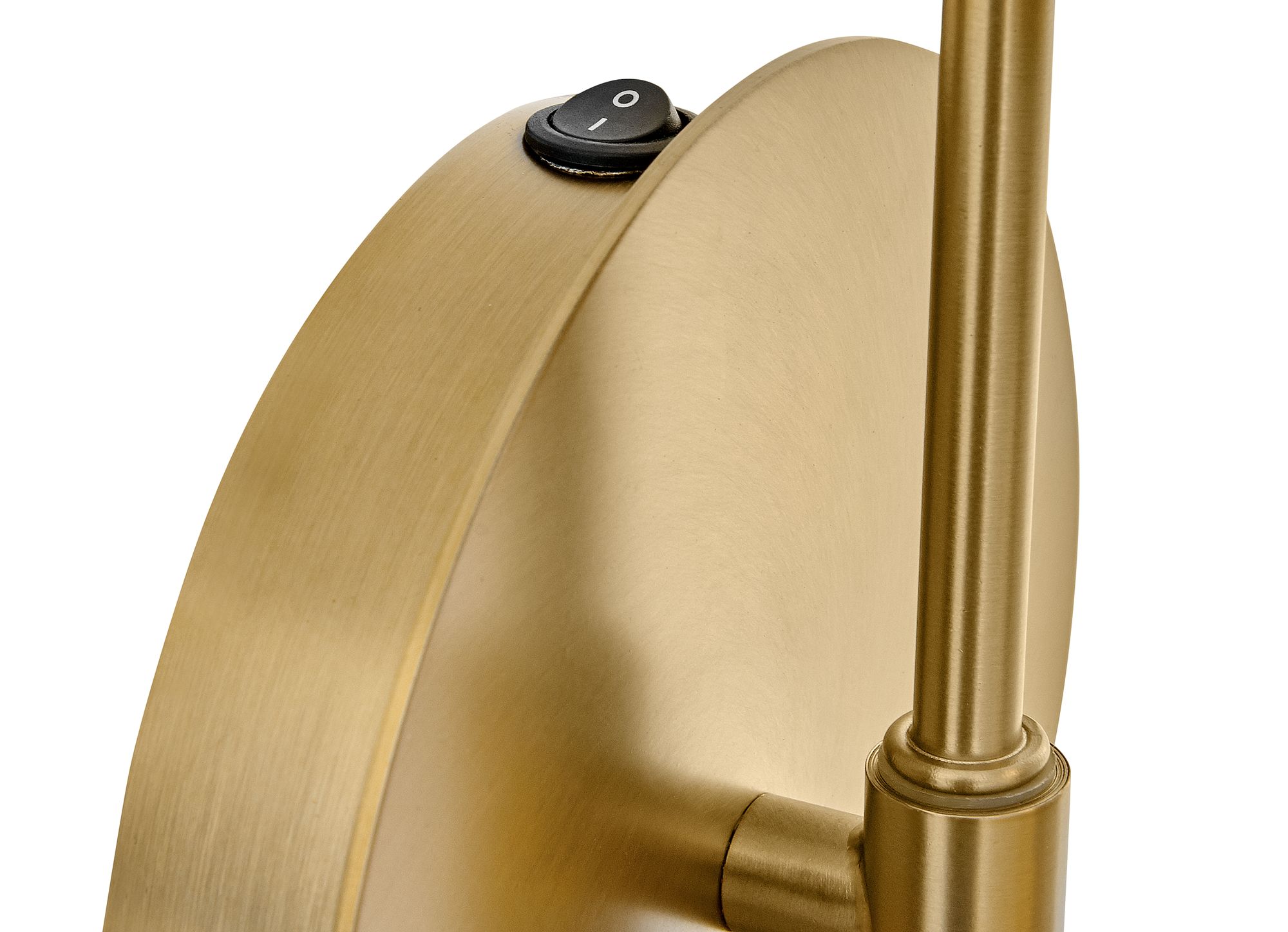 Lark Lou Interior Medium Single Light Sconce 17" Lacquered Brass