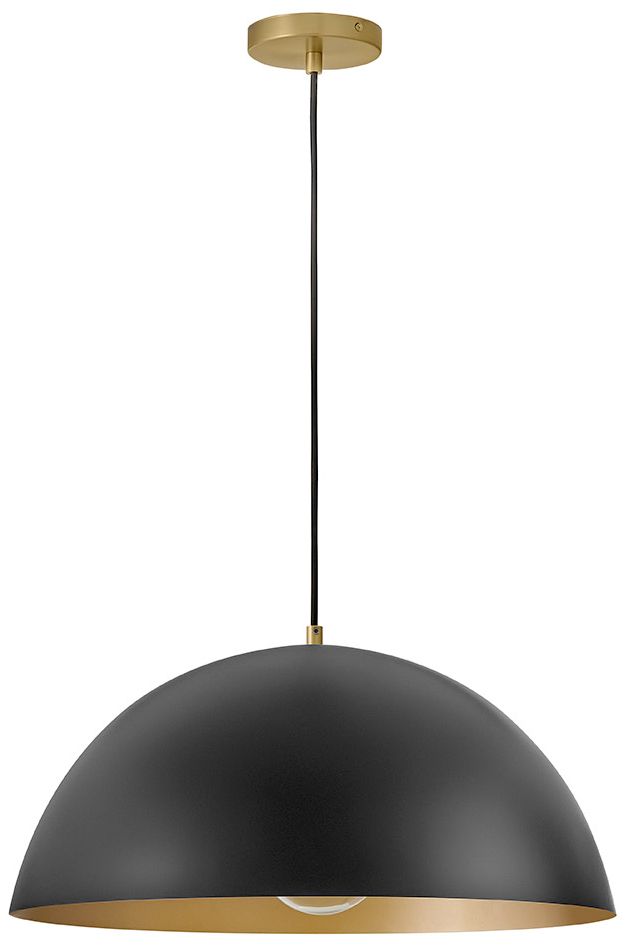 Image 2 Lark Lou Large Pendant 22" Black more views