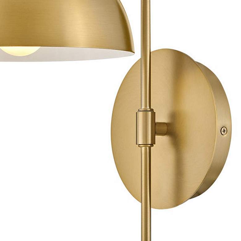 Image 2 LARK LOU Single Light Sconce Lacquered Brass more views