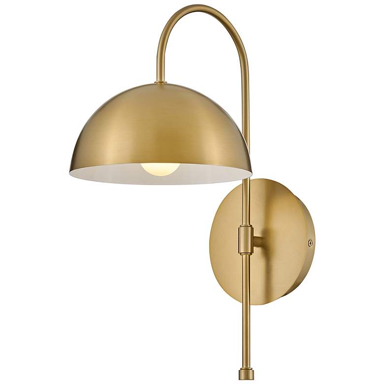 Image 3 LARK LOU Single Light Sconce Lacquered Brass more views