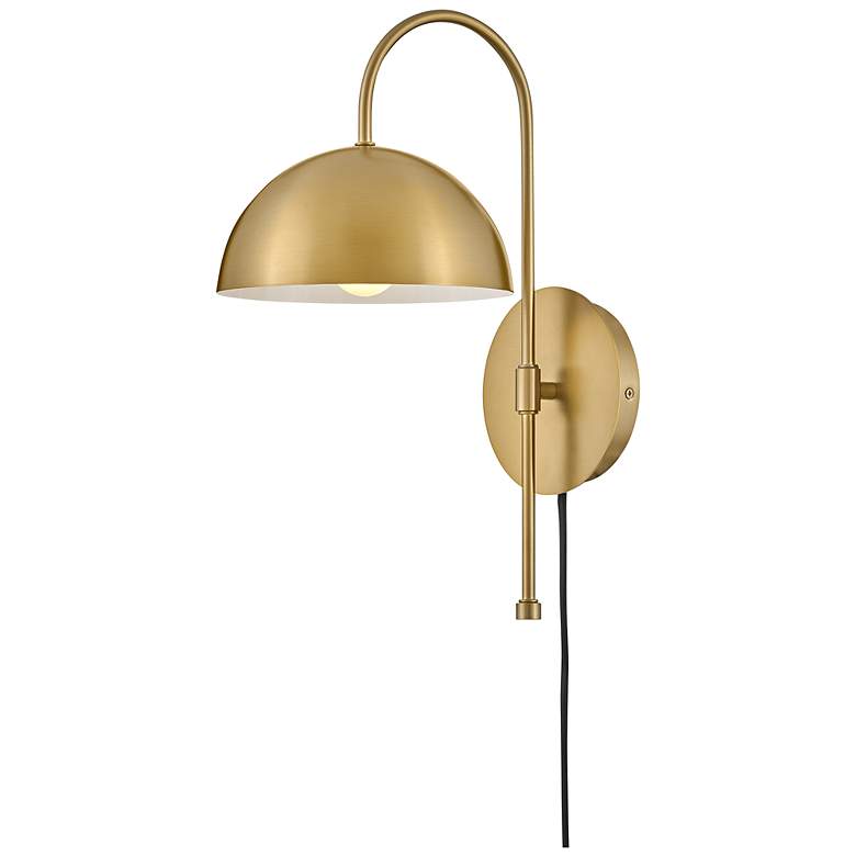 Image 6 LARK LOU Single Light Sconce Lacquered Brass more views