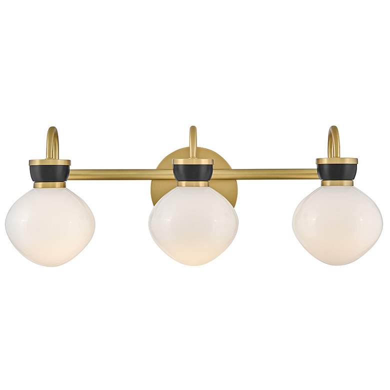 Image 1 Lark Lucy Bath Medium Three Light Vanity 25" Lacquered Brass