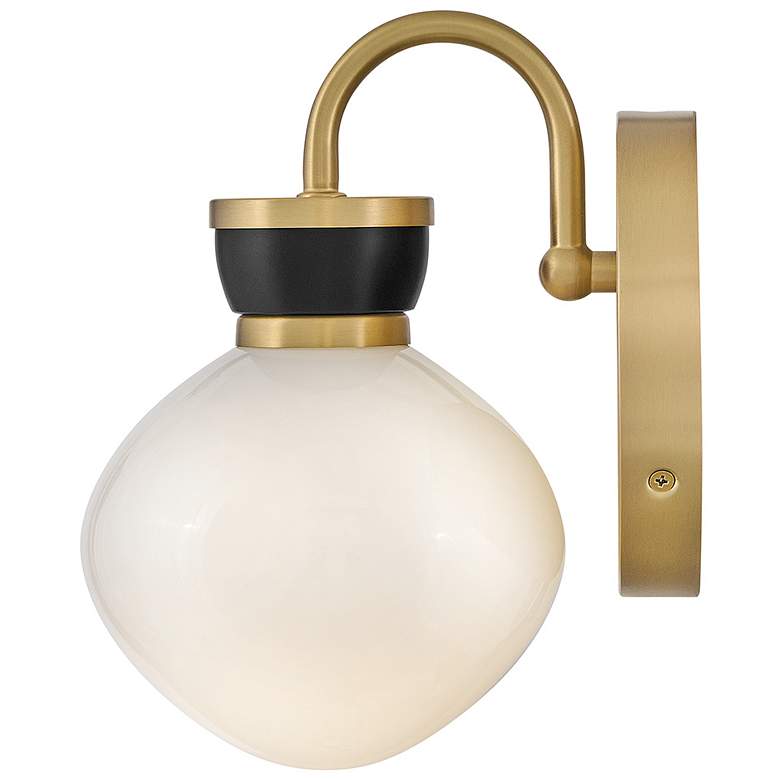 Image 4 Lark Lucy Bath Small Single Light Sconce 6" Lacquered Brass more views