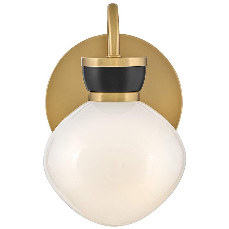 Image 5 Lark Lucy Bath Small Single Light Sconce 6" Lacquered Brass more views