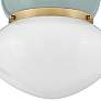 Thumbnail2 of Lark Lucy Foyer Small Flush Mount Lacquered Brass more views