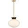 Lark Lucy Interior Medium Pendant 15" Black