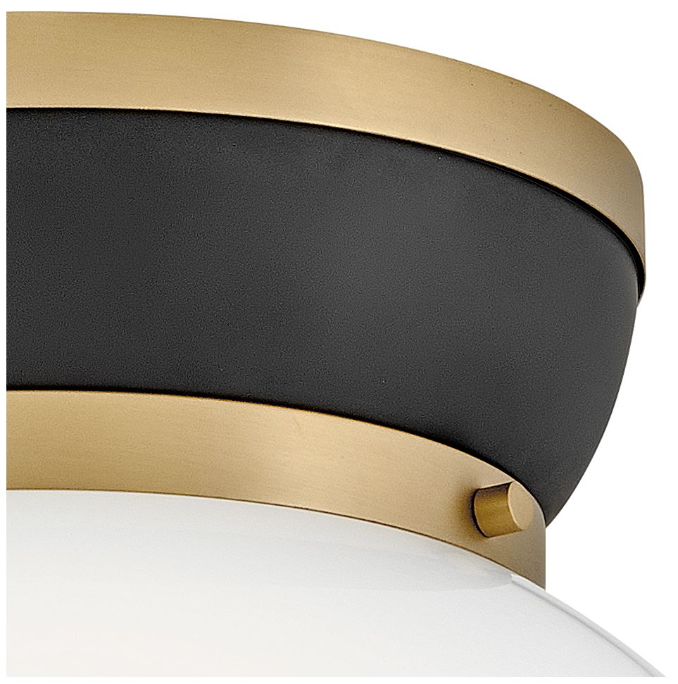 Image 4 Lark Lucy Interior Small Flush Mount 12" Black more views