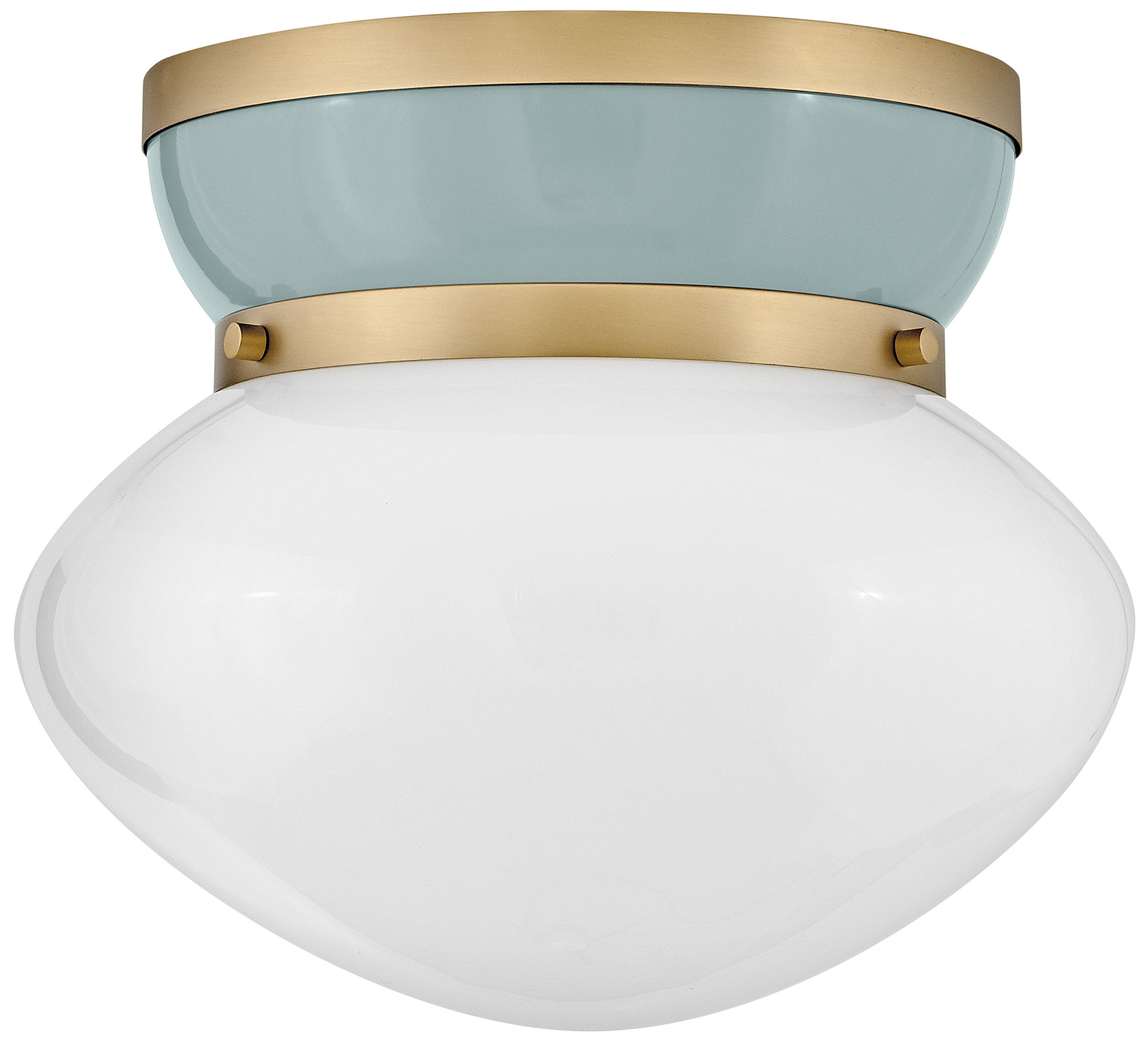 Image 2 Lark Lucy Interior Small Flush Mount 12" Lacquered Brass more views