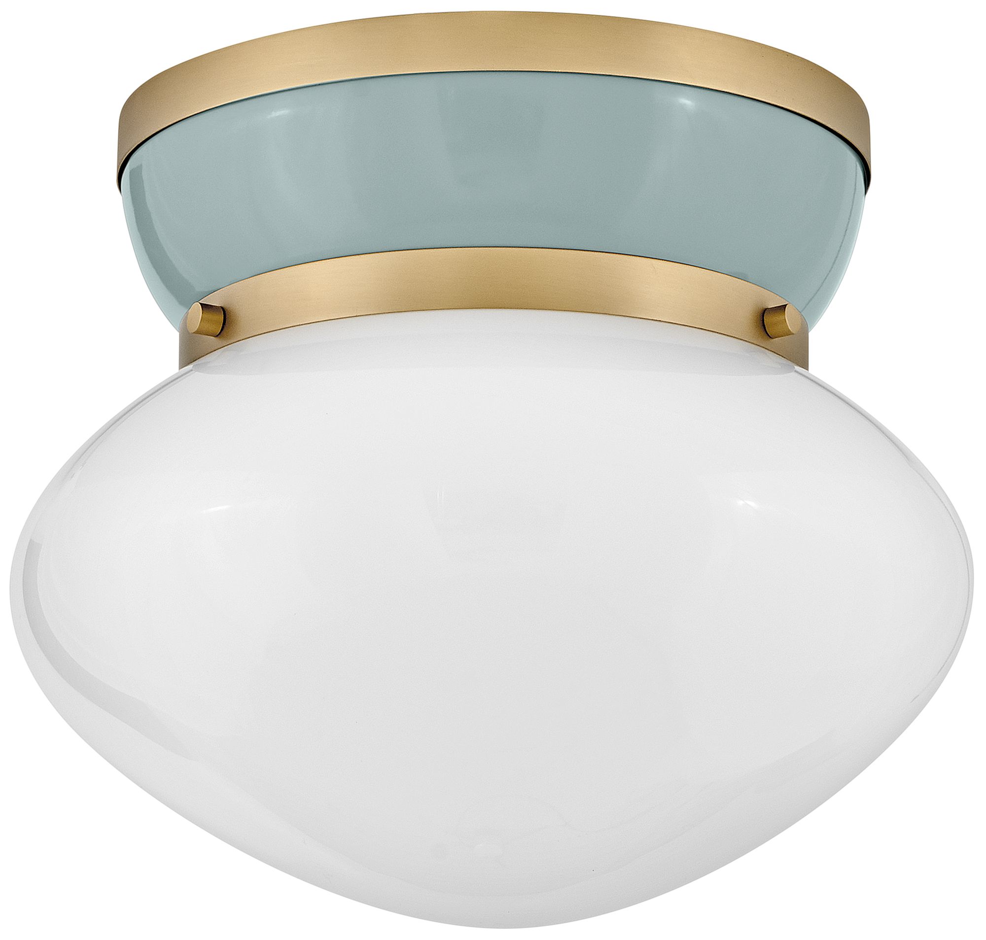 Image 3 Lark Lucy Interior Small Flush Mount 12" Lacquered Brass more views