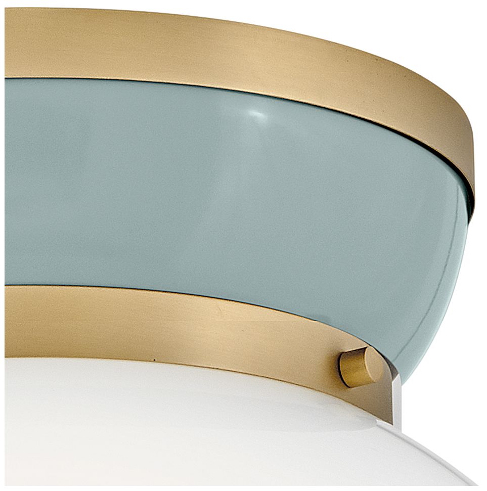 Image 4 Lark Lucy Interior Small Flush Mount 12" Lacquered Brass more views