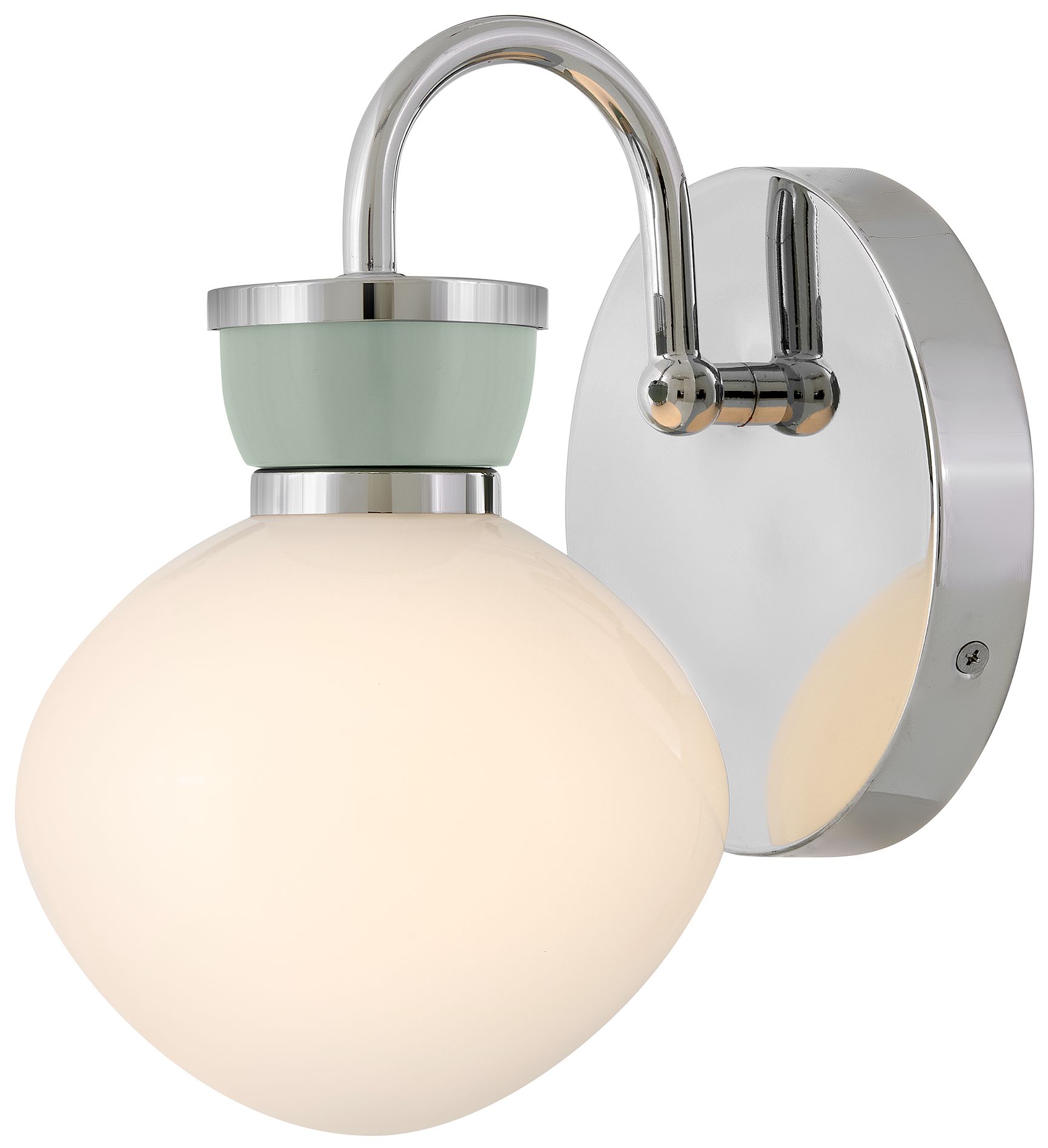Lark Lucy Small Single Light Sconce 9.5" Chrome