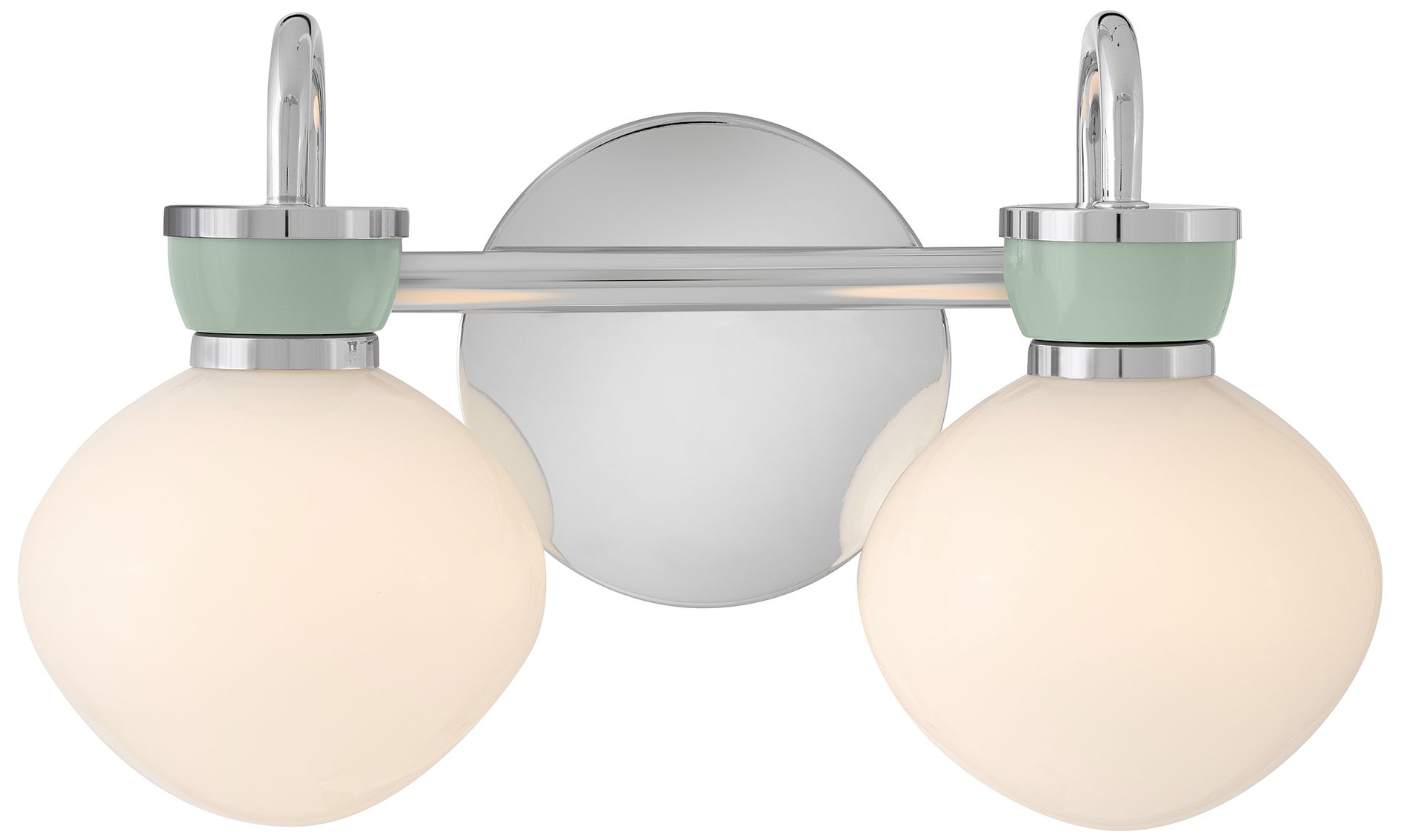 Lark Lucy Small Two Light Vanity 15.5" Chrome