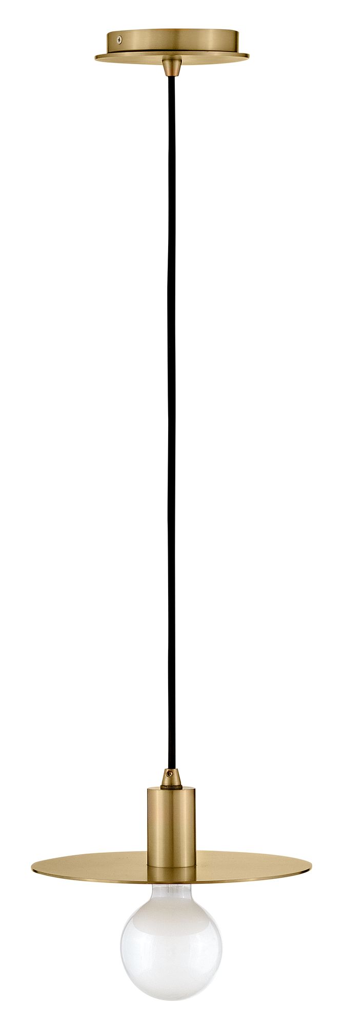 Image 3 Lark Lulu Interior Small Convertible Pendant 10" Lacquered Brass more views