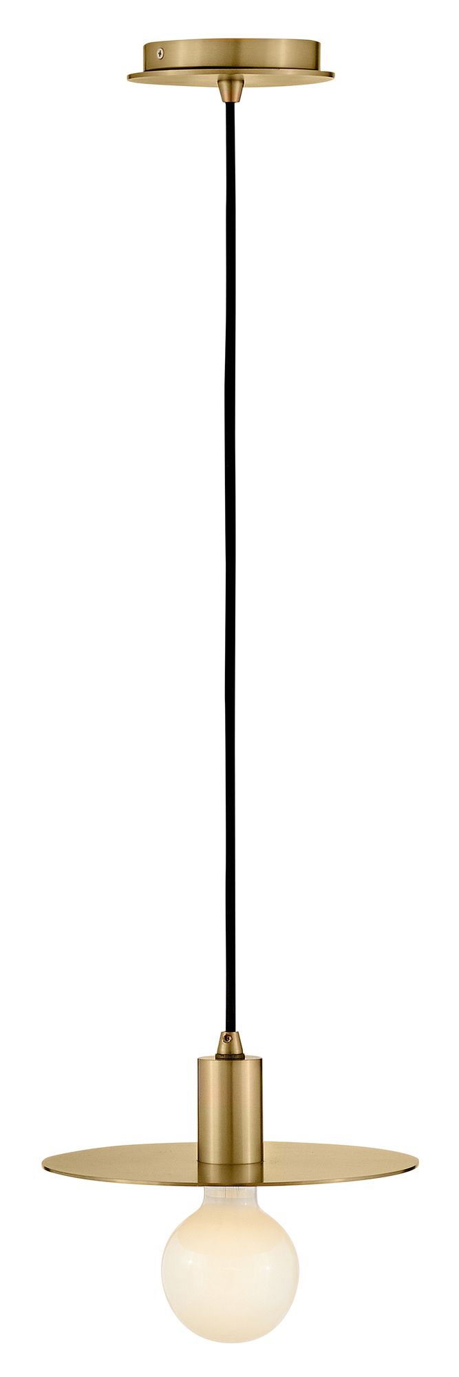 Image 4 Lark Lulu Interior Small Convertible Pendant 10" Lacquered Brass more views