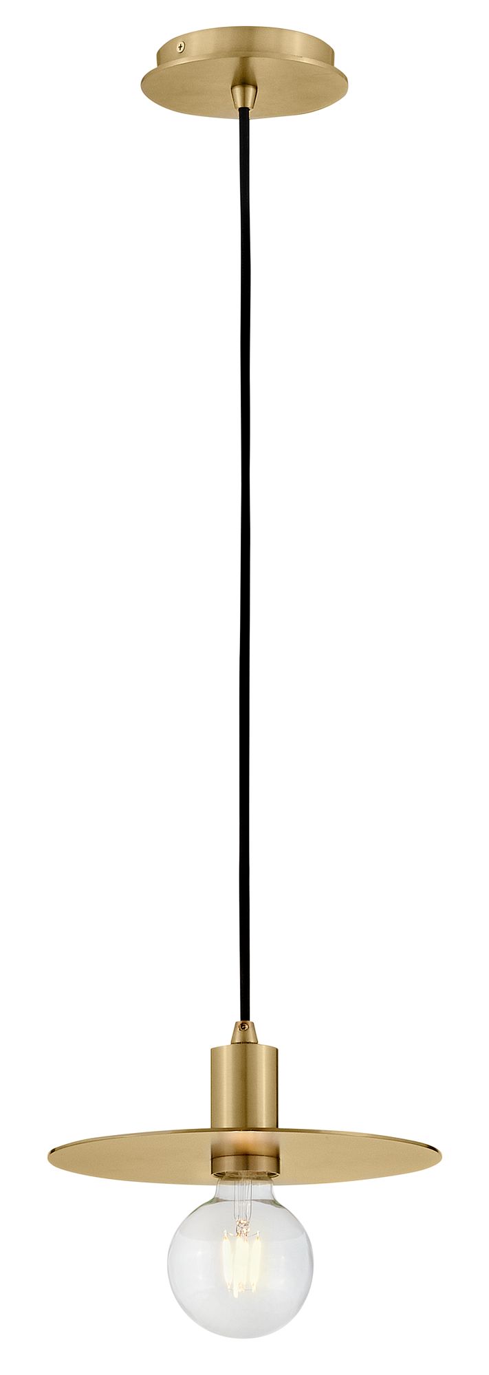 Image 6 Lark Lulu Interior Small Convertible Pendant 10" Lacquered Brass more views