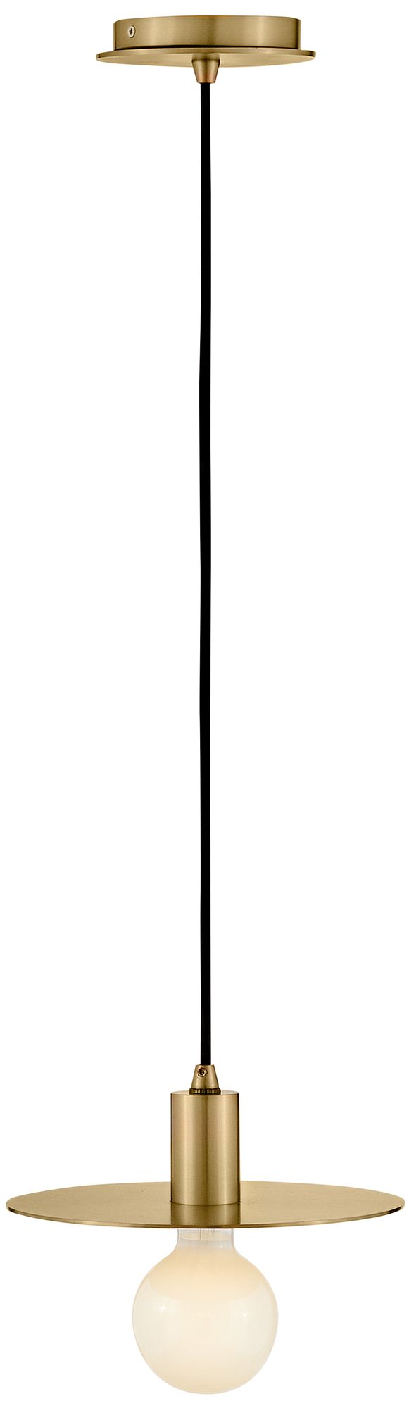 Image 4 Lark Lulu Interior Small Convertible Pendant 4" Lacquered Brass more views