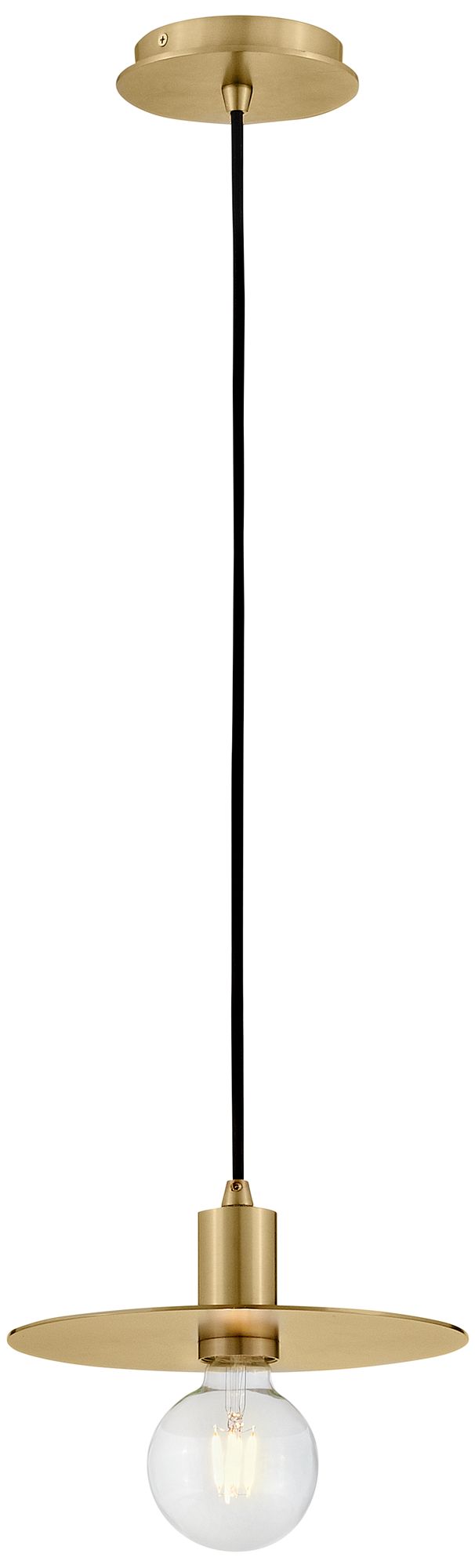 Image 6 Lark Lulu Interior Small Convertible Pendant 4" Lacquered Brass more views