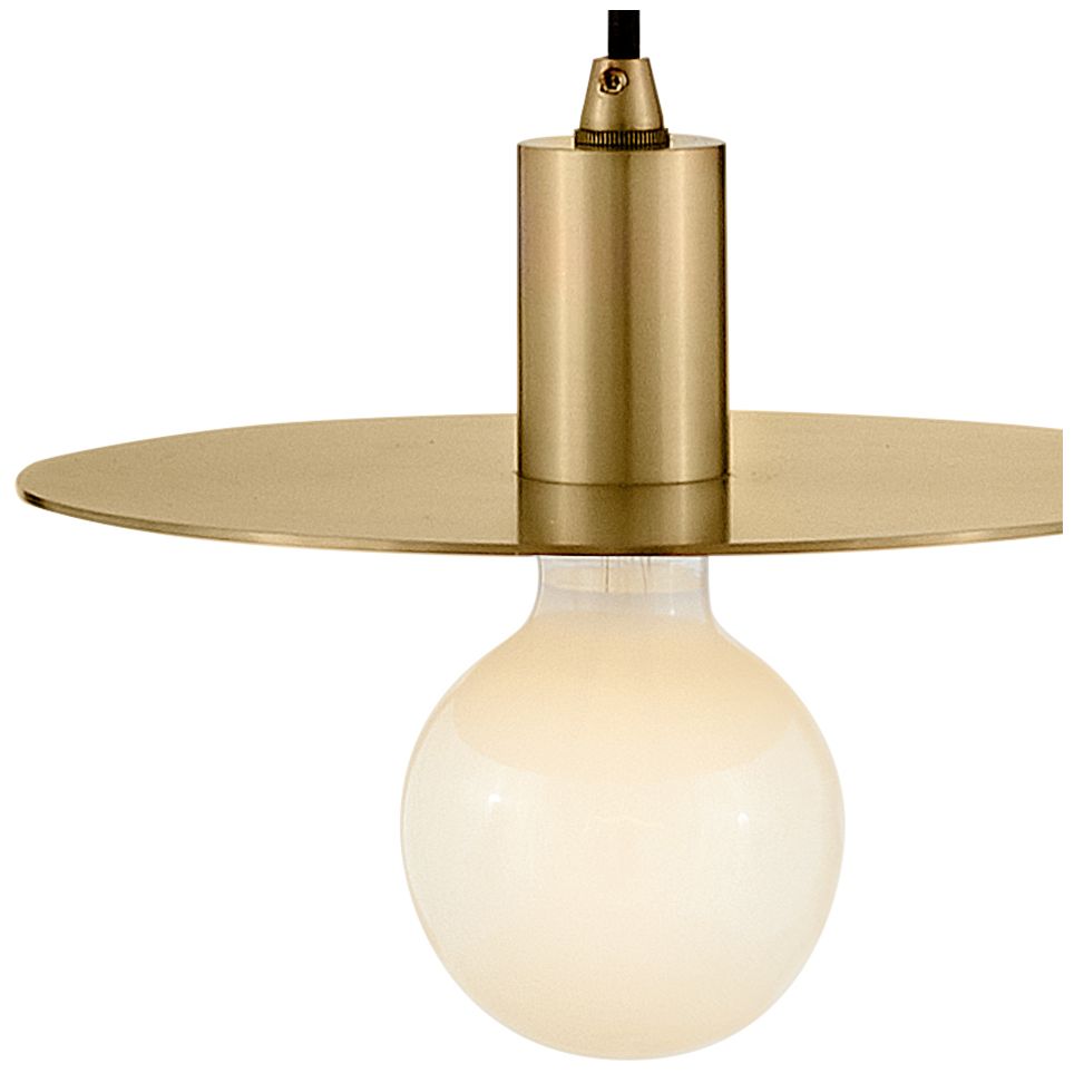 Image 7 Lark Lulu Interior Small Convertible Pendant 4" Lacquered Brass more views