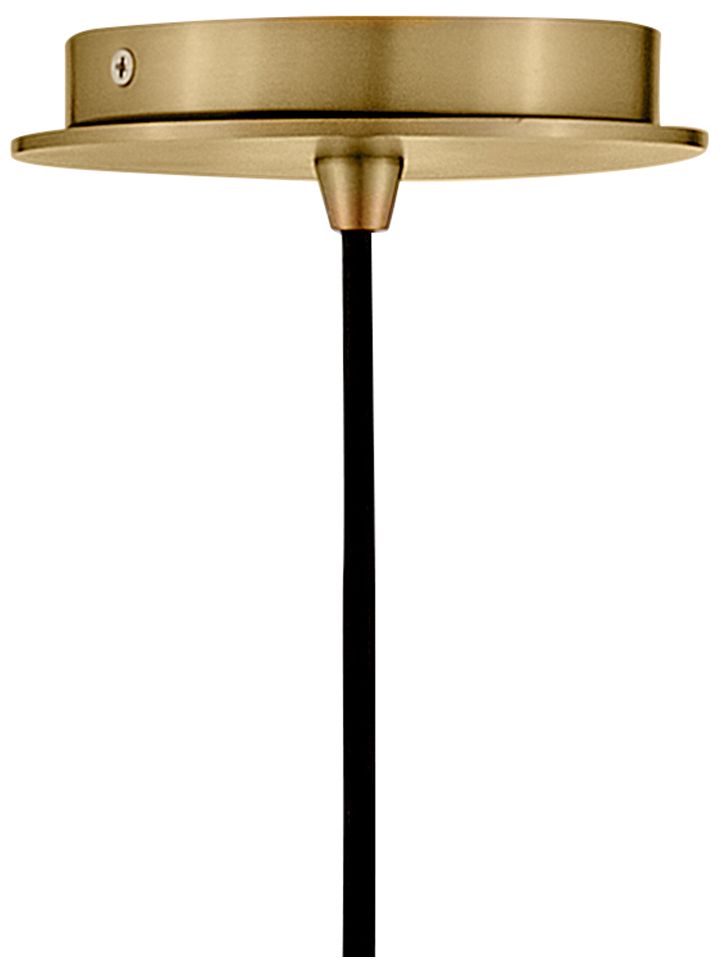Lark Lulu Interior Small Convertible Pendant 4" Lacquered Brass