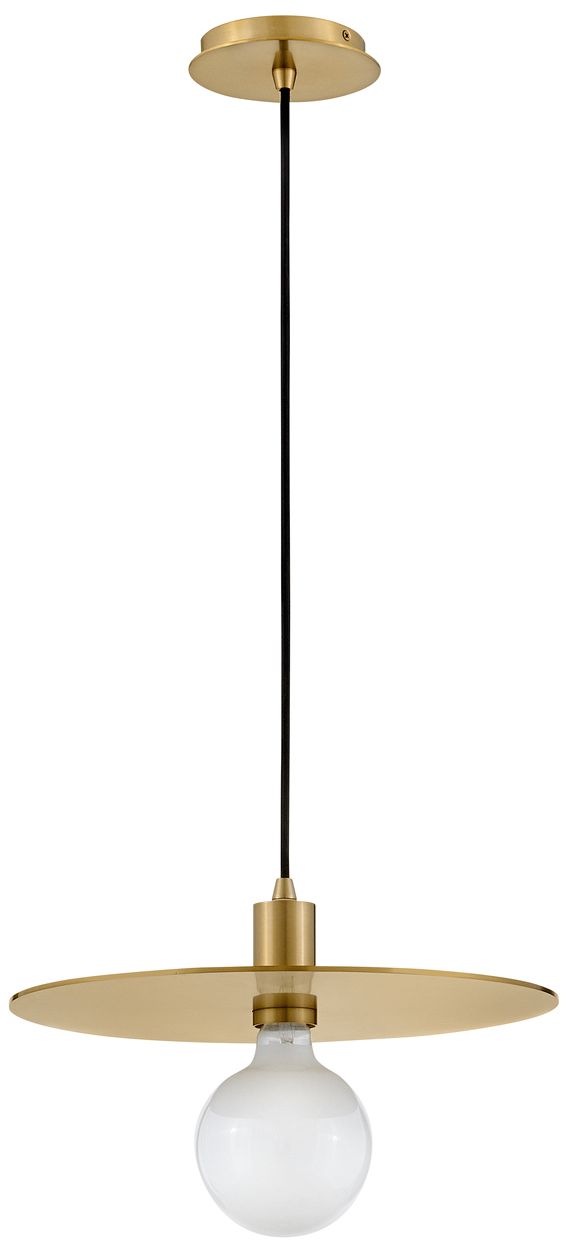 Lark Lulu Medium Convertible Pendant 4" Lacquered Brass
