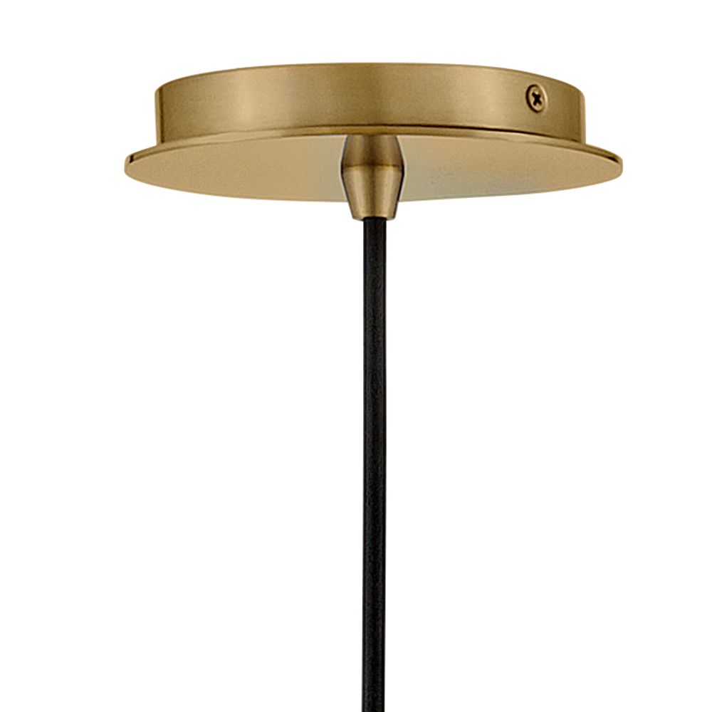 Lark Lulu Medium Convertible Pendant 4" Lacquered Brass