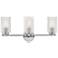 Lark Mabel Bath Medium Three Light Vanity 24.5" Chrome
