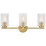 1_Lark Mabel Bath Medium Three Light Vanity 24.5" Lacquered Brass