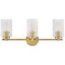 2_Lark Mabel Bath Medium Three Light Vanity 24.5" Lacquered Brass more views