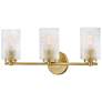 7_Lark Mabel Bath Medium Three Light Vanity 24.5" Lacquered Brass more views