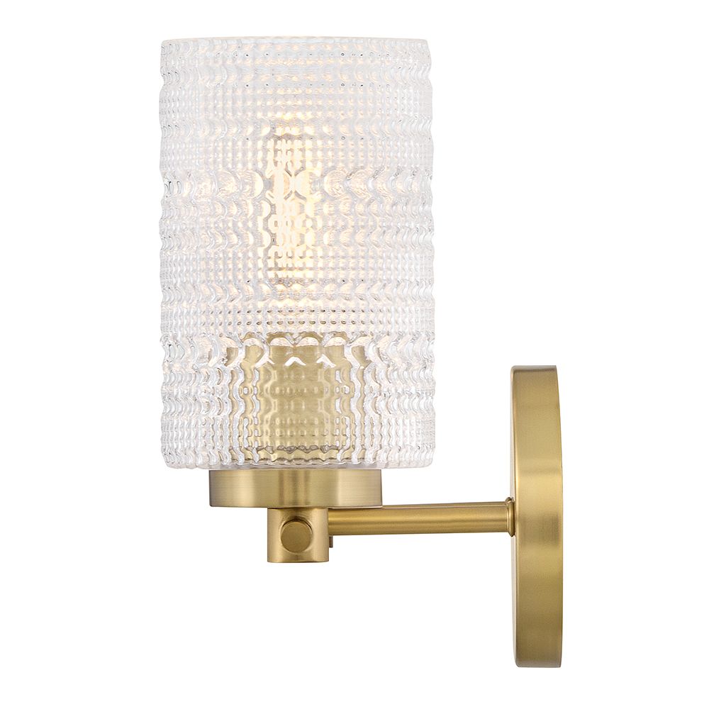 Image 5 Lark Mabel Bath Medium Three Light Vanity 24.5" Lacquered Brass more views