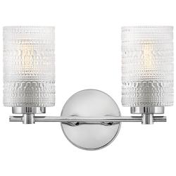 Lark Mabel Bath Small Two Light Vanity 14" Chrome