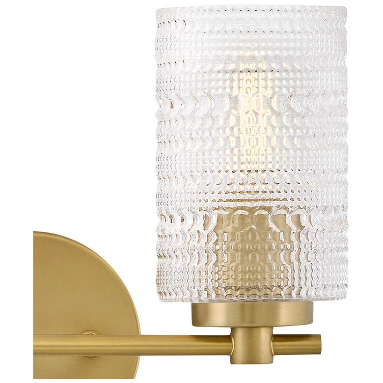 Image 3 Lark Mabel Bath Small Two Light Vanity 14" Lacquered Brass more views