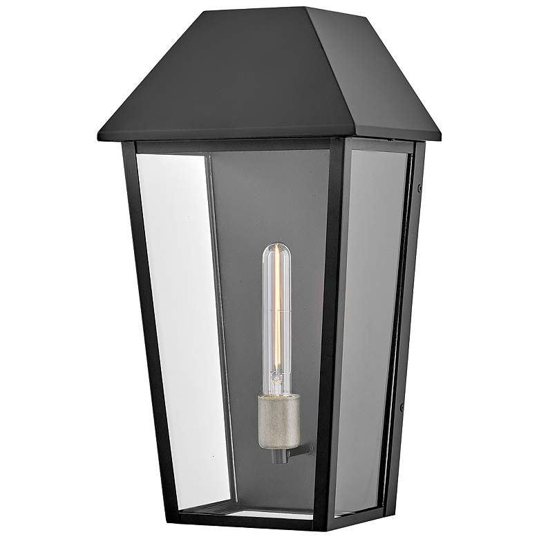 Image 1 Lark Maclin Outdoor Medium Wall Mount Lantern 10.5" Black
