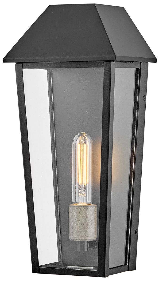 Lark Maclin Outdoor Medium Wall Mount Lantern 15.25" Black