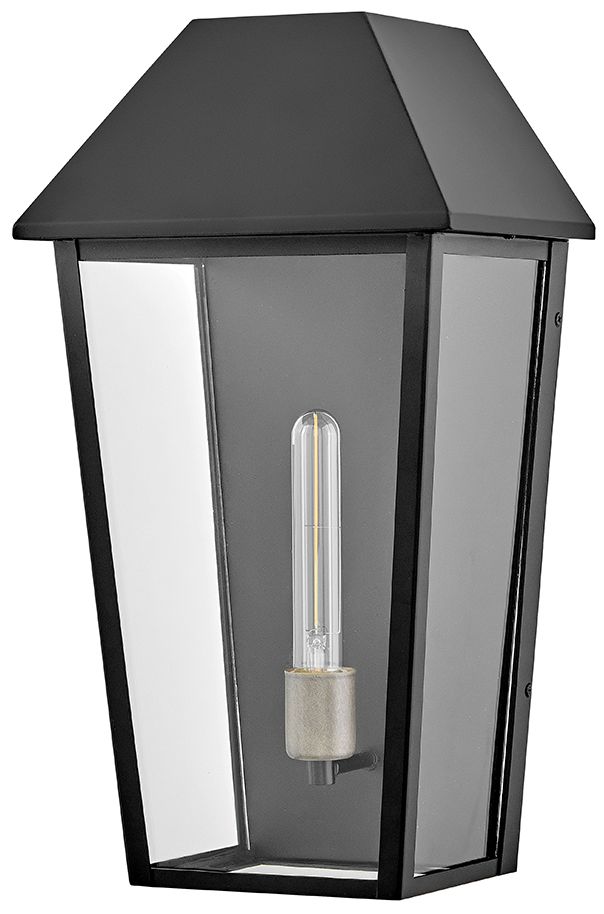 Image 2 Lark Maclin Outdoor Medium Wall Mount Lantern 19.5" Black more views