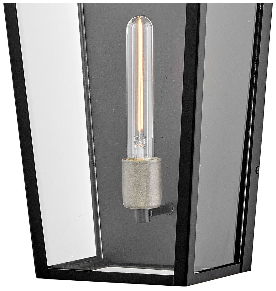 Image 4 Lark Maclin Outdoor Medium Wall Mount Lantern 19.5" Black more views