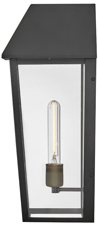 Image 5 Lark Maclin Outdoor Medium Wall Mount Lantern 19.5" Black more views