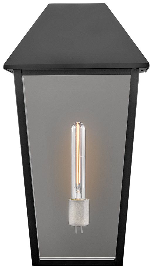 Image 6 Lark Maclin Outdoor Medium Wall Mount Lantern 19.5" Black more views